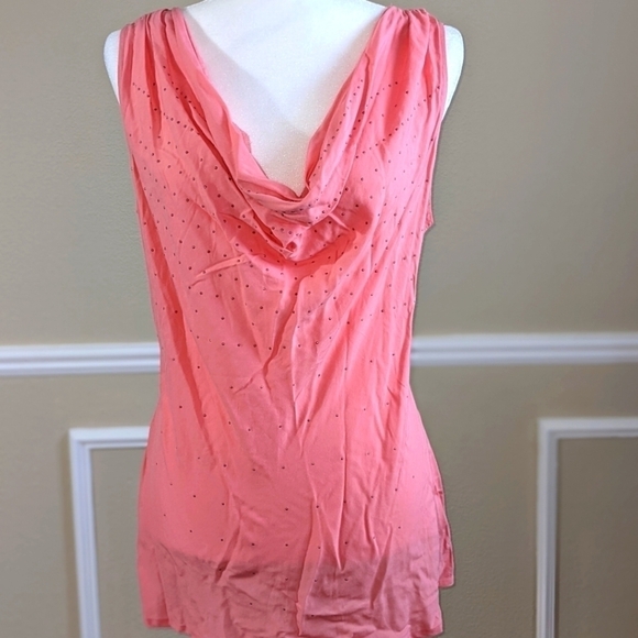 Pink Rhinestone Sleeveless Top NWT - Picture 1 of 3